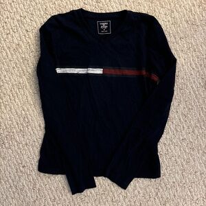 Tommy Jeans v neck long sleeve tee